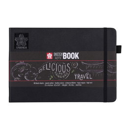 Sakura Bloc de dibujo de papel negro 140g 21 x 14.8 cm